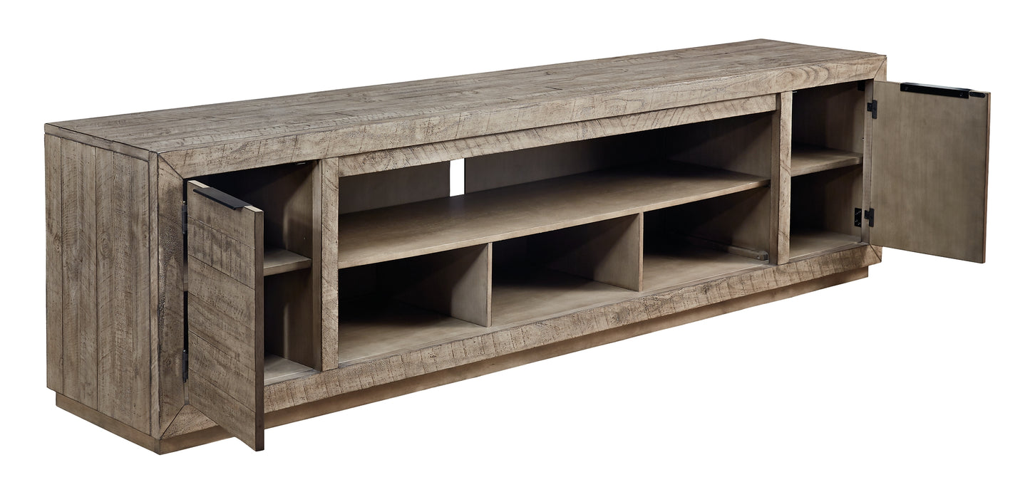 Krystanza XL TV Stand w/Fireplace Option Milwaukee Furniture of Chicago - Furniture Store in Chicago Serving Humbolt Park, Roscoe Village, Avondale, & Homan Square