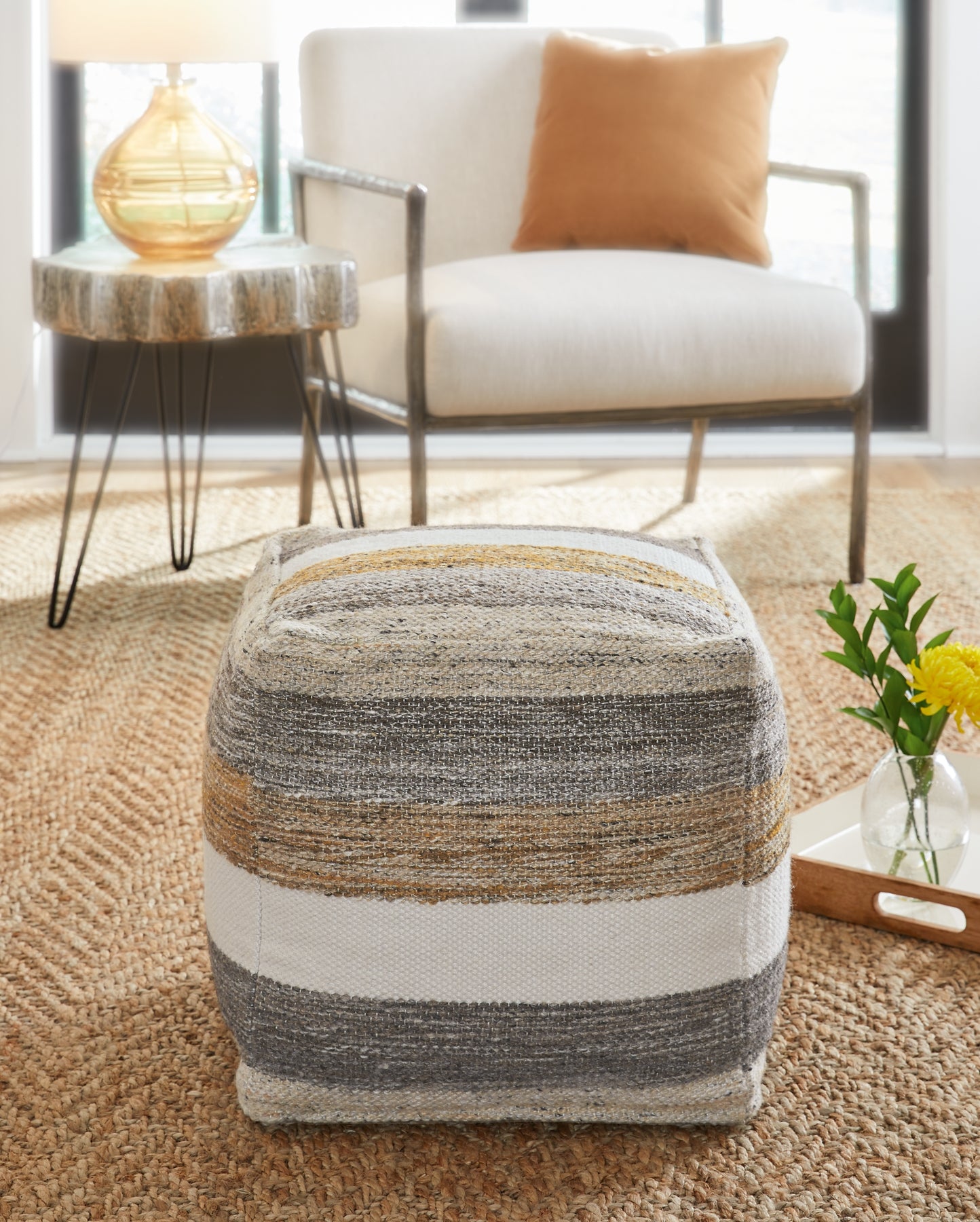 Josalind Pouf Milwaukee Furniture of Chicago - Furniture Store in Chicago Serving Humbolt Park, Roscoe Village, Avondale, & Homan Square