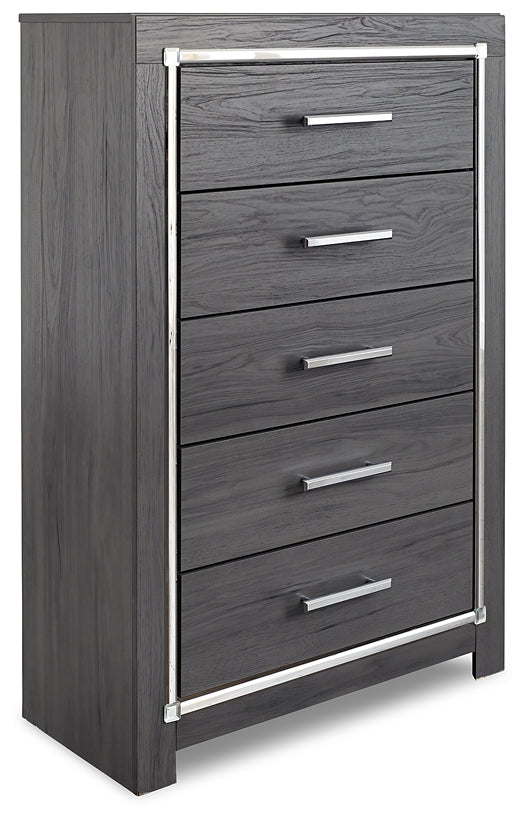 Lodanna Full Panel Bed with Mirrored Dresser, Chest and Nightstand Milwaukee Furniture of Chicago - Furniture Store in Chicago Serving Humbolt Park, Roscoe Village, Avondale, & Homan Square