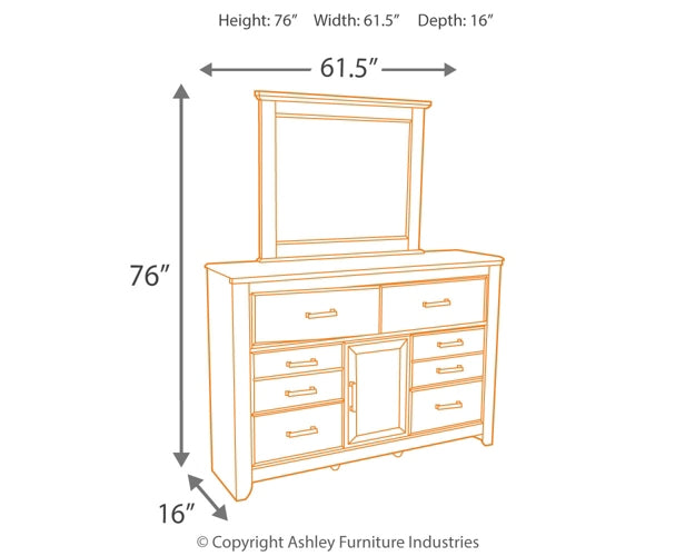 Juararo California King Panel Bed with Mirrored Dresser and 2 Nightstands Milwaukee Furniture of Chicago - Furniture Store in Chicago Serving Humbolt Park, Roscoe Village, Avondale, & Homan Square