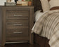 Juararo Queen Panel Bed with Mirrored Dresser, Chest and Nightstand Milwaukee Furniture of Chicago - Furniture Store in Chicago Serving Humbolt Park, Roscoe Village, Avondale, & Homan Square