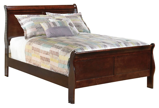 Alisdair Twin Sleigh Bed with Mirrored Dresser, Chest and 2 Nightstands Milwaukee Furniture of Chicago - Furniture Store in Chicago Serving Humbolt Park, Roscoe Village, Avondale, & Homan Square