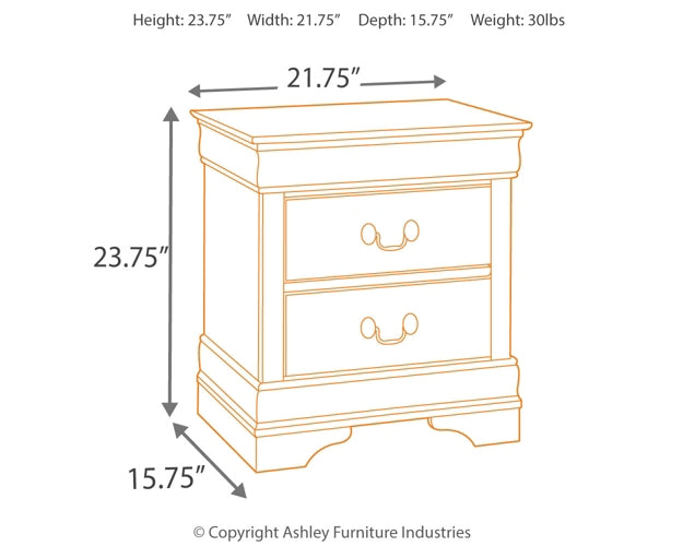 Alisdair Twin Sleigh Bed with Mirrored Dresser, Chest and 2 Nightstands Milwaukee Furniture of Chicago - Furniture Store in Chicago Serving Humbolt Park, Roscoe Village, Avondale, & Homan Square