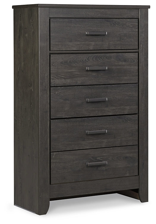Brinxton King/California King Panel Headboard with Mirrored Dresser, Chest and Nightstand Milwaukee Furniture of Chicago - Furniture Store in Chicago Serving Humbolt Park, Roscoe Village, Avondale, & Homan Square