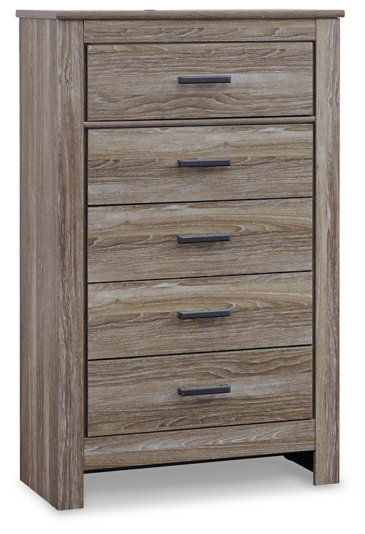 Zelen Queen/Full Panel Headboard with Mirrored Dresser, Chest and 2 Nightstands Milwaukee Furniture of Chicago - Furniture Store in Chicago Serving Humbolt Park, Roscoe Village, Avondale, & Homan Square