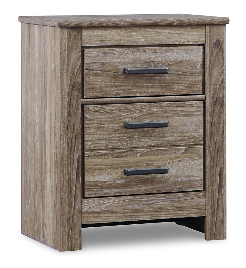 Zelen Queen/Full Panel Headboard with Mirrored Dresser, Chest and 2 Nightstands Milwaukee Furniture of Chicago - Furniture Store in Chicago Serving Humbolt Park, Roscoe Village, Avondale, & Homan Square