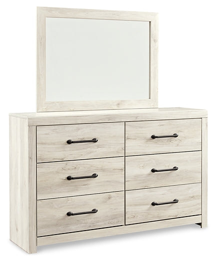 Cambeck Queen Panel Bed with 4 Storage Drawers with Mirrored Dresser, Chest and 2 Nightstands Milwaukee Furniture of Chicago - Furniture Store in Chicago Serving Humbolt Park, Roscoe Village, Avondale, & Homan Square