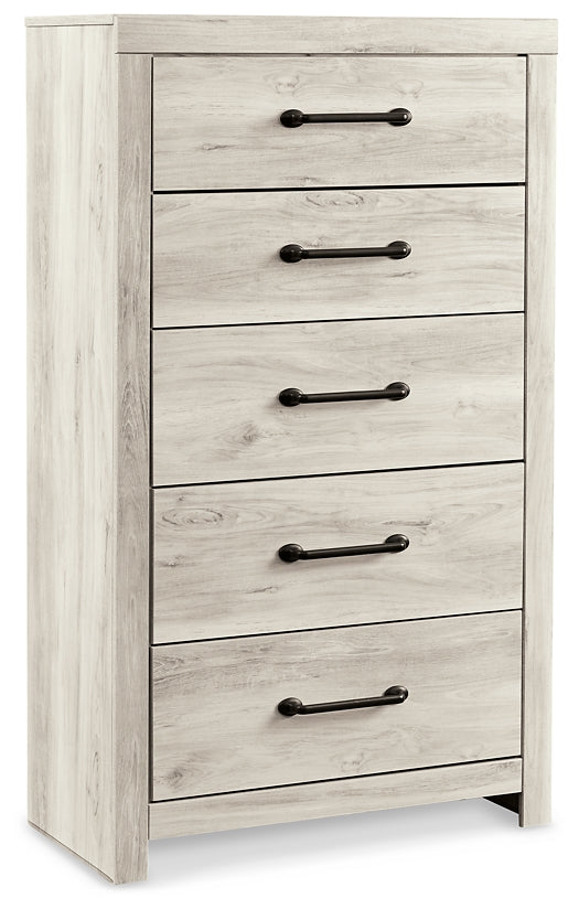 Cambeck Queen Panel Bed with 4 Storage Drawers with Mirrored Dresser, Chest and 2 Nightstands Milwaukee Furniture of Chicago - Furniture Store in Chicago Serving Humbolt Park, Roscoe Village, Avondale, & Homan Square
