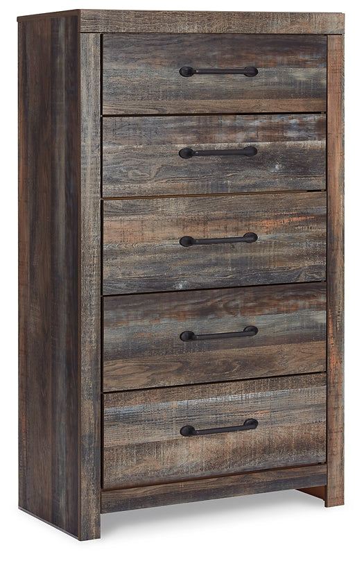 Drystan Twin Panel Bed with 4 Storage Drawers with Mirrored Dresser and Chest Milwaukee Furniture of Chicago - Furniture Store in Chicago Serving Humbolt Park, Roscoe Village, Avondale, & Homan Square