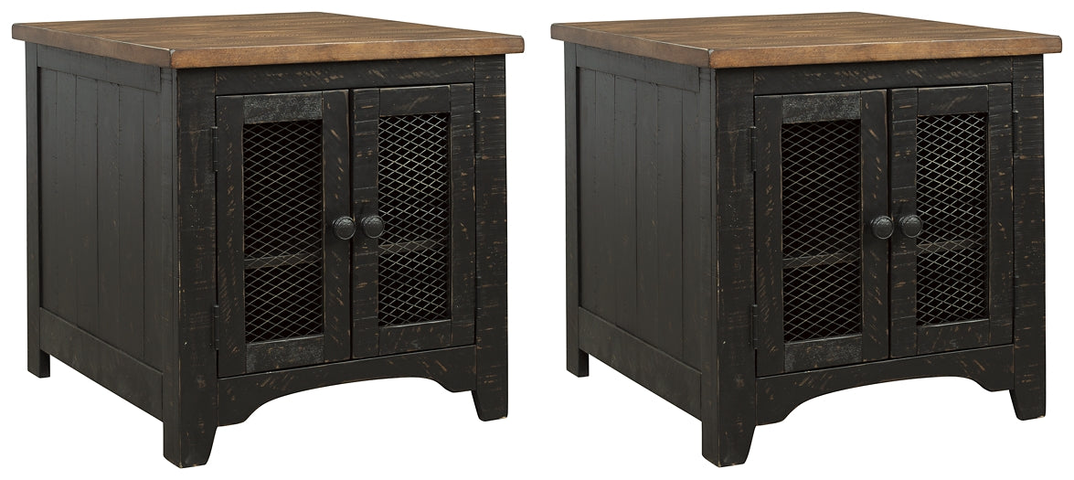 Valebeck 2 End Tables Milwaukee Furniture of Chicago - Furniture Store in Chicago Serving Humbolt Park, Roscoe Village, Avondale, & Homan Square