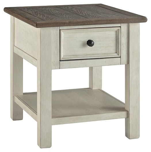 Bolanburg Coffee Table with 1 End Table Milwaukee Furniture of Chicago - Furniture Store in Chicago Serving Humbolt Park, Roscoe Village, Avondale, & Homan Square