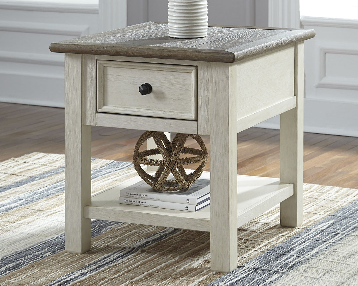 Bolanburg Coffee Table with 1 End Table Milwaukee Furniture of Chicago - Furniture Store in Chicago Serving Humbolt Park, Roscoe Village, Avondale, & Homan Square