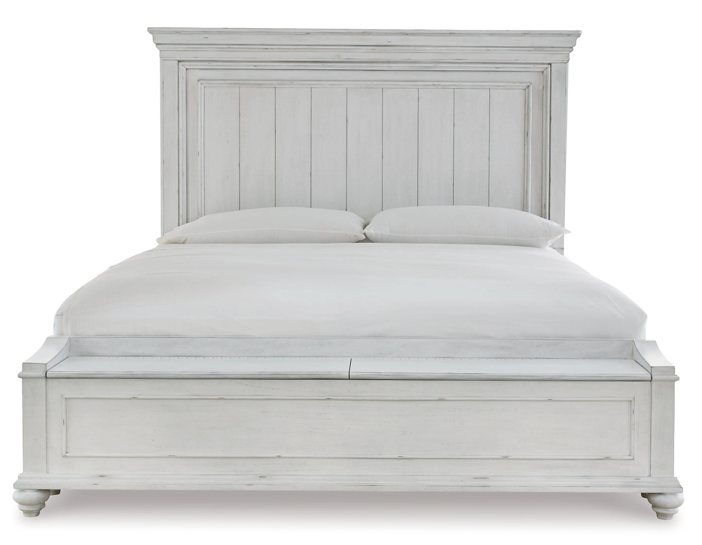 Kanwyn Queen Panel Bed with Mirrored Dresser, Chest and Nightstand Milwaukee Furniture of Chicago - Furniture Store in Chicago Serving Humbolt Park, Roscoe Village, Avondale, & Homan Square