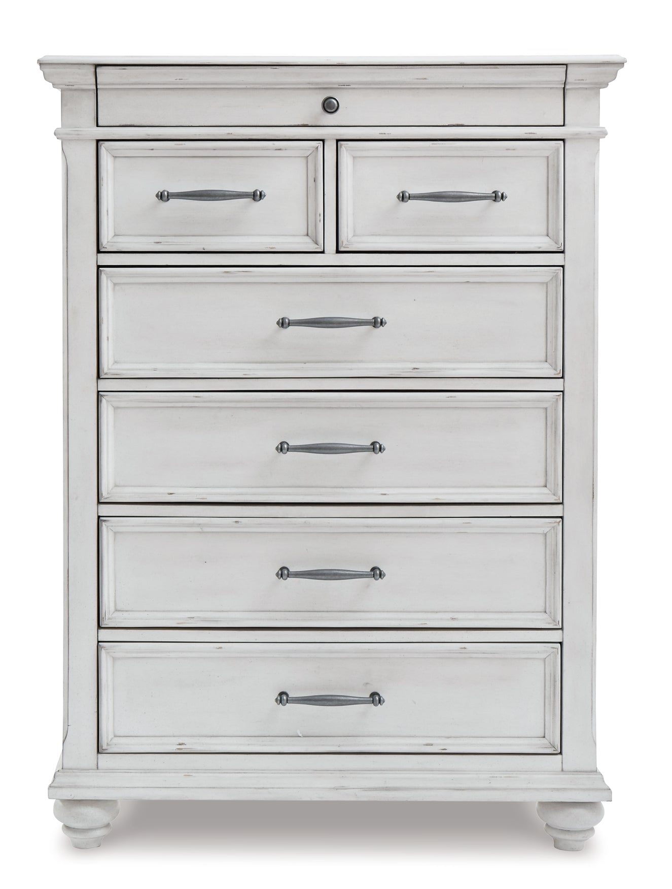 Kanwyn Queen Panel Bed with Mirrored Dresser and Chest Milwaukee Furniture of Chicago - Furniture Store in Chicago Serving Humbolt Park, Roscoe Village, Avondale, & Homan Square