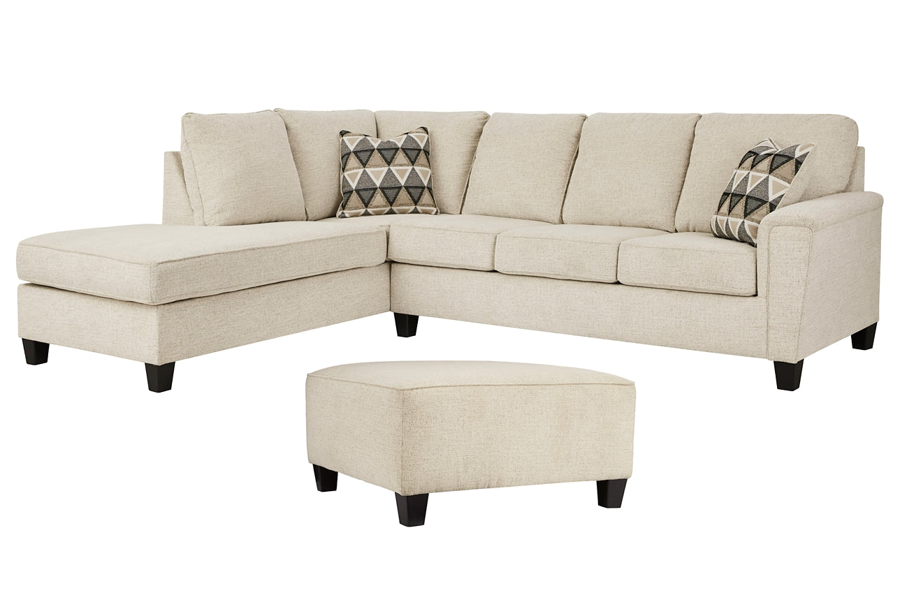 Abinger 2-Piece Sectional with Ottoman Milwaukee Furniture of Chicago - Furniture Store in Chicago Serving Humbolt Park, Roscoe Village, Avondale, & Homan Square