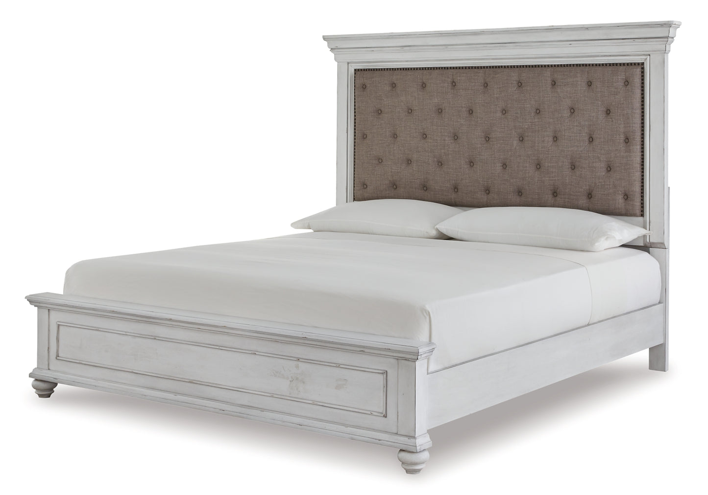 Kanwyn Queen Panel Bed with Mirrored Dresser and Chest Milwaukee Furniture of Chicago - Furniture Store in Chicago Serving Humbolt Park, Roscoe Village, Avondale, & Homan Square