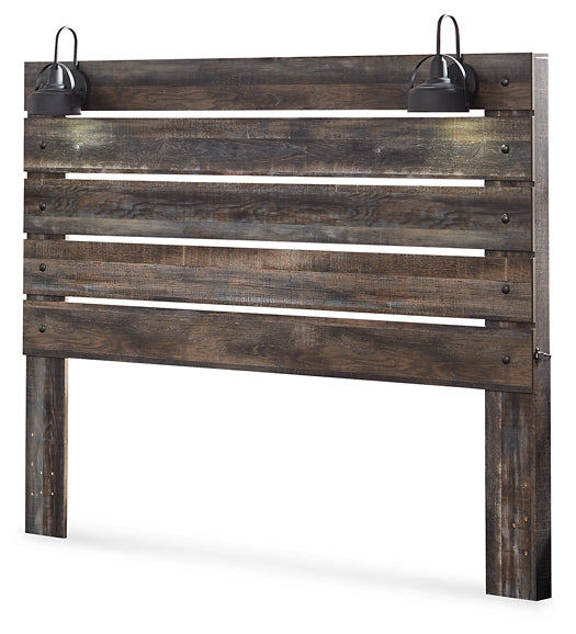 Drystan King Panel Headboard with Mirrored Dresser, Chest and 2 Nightstands Milwaukee Furniture of Chicago - Furniture Store in Chicago Serving Humbolt Park, Roscoe Village, Avondale, & Homan Square