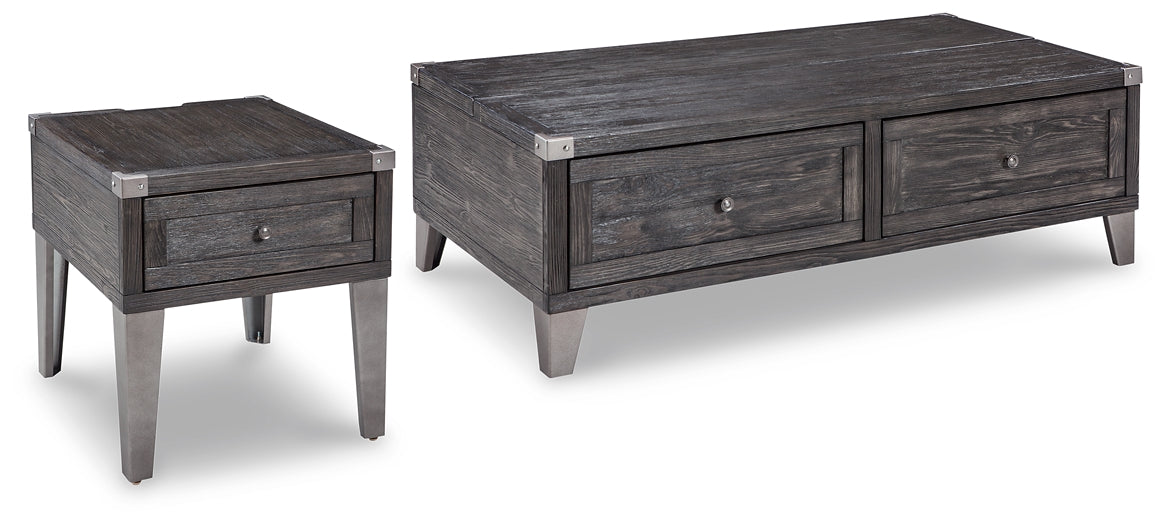 Todoe Coffee Table with 1 End Table Milwaukee Furniture of Chicago - Furniture Store in Chicago Serving Humbolt Park, Roscoe Village, Avondale, & Homan Square