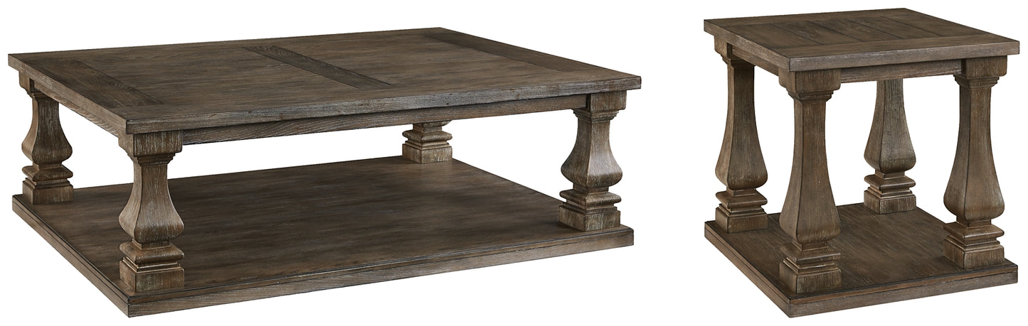 Johnelle Coffee Table with 1 End Table Milwaukee Furniture of Chicago - Furniture Store in Chicago Serving Humbolt Park, Roscoe Village, Avondale, & Homan Square