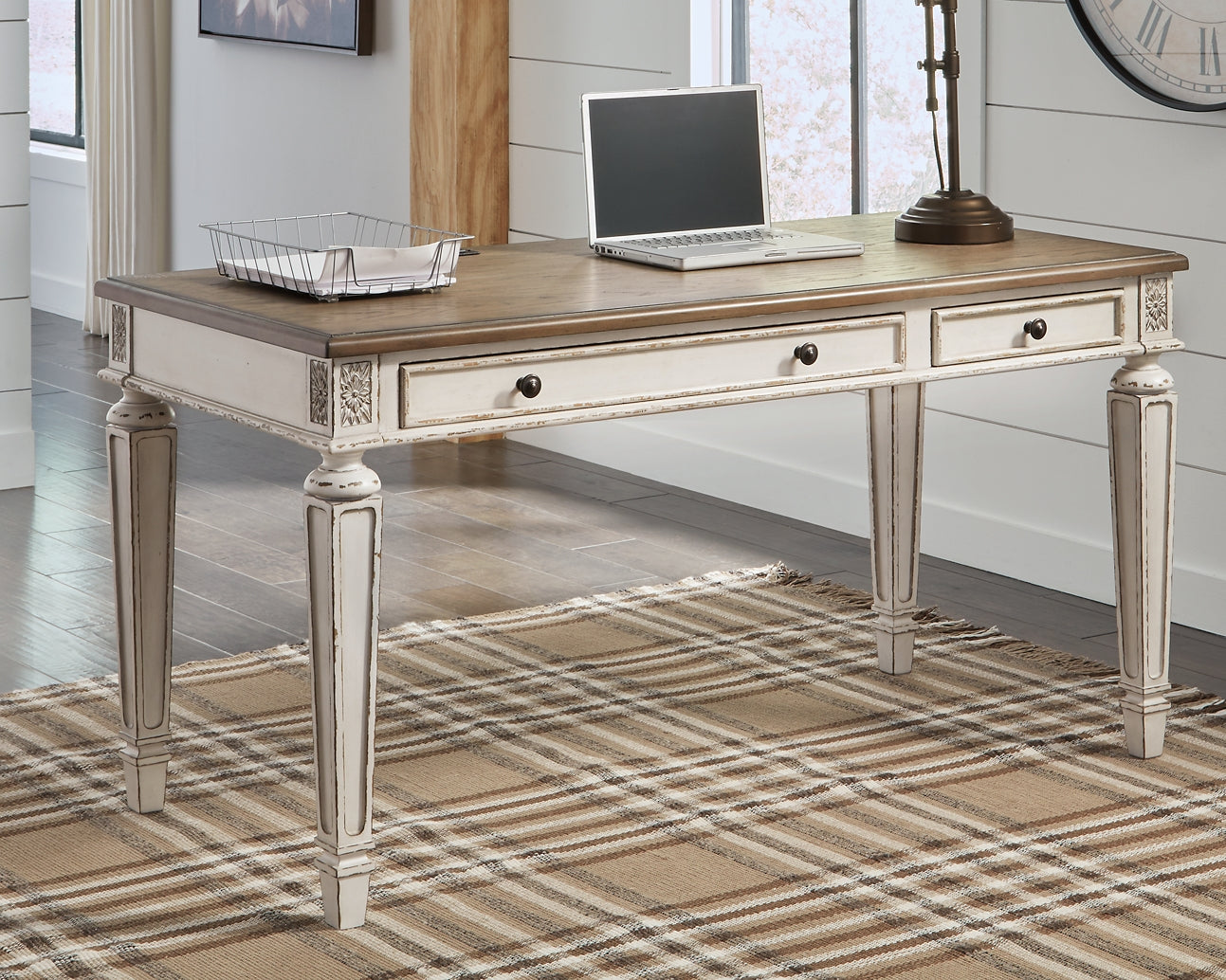 Realyn Home Office Desk and Storage Milwaukee Furniture of Chicago - Furniture Store in Chicago Serving Humbolt Park, Roscoe Village, Avondale, & Homan Square