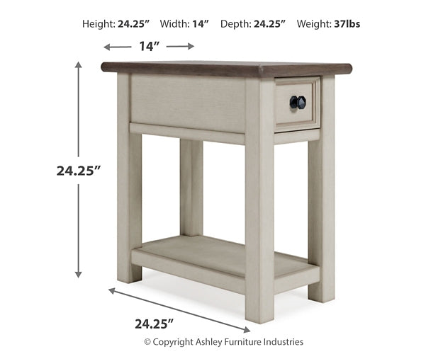 Bolanburg 2 End Tables Milwaukee Furniture of Chicago - Furniture Store in Chicago Serving Humbolt Park, Roscoe Village, Avondale, & Homan Square