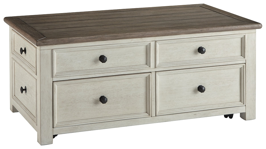 Bolanburg Coffee Table with 1 End Table Milwaukee Furniture of Chicago - Furniture Store in Chicago Serving Humbolt Park, Roscoe Village, Avondale, & Homan Square