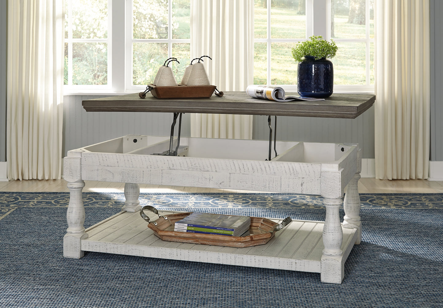 Havalance Outdoor Coffee Table with End Table Milwaukee Furniture of Chicago - Furniture Store in Chicago Serving Humbolt Park, Roscoe Village, Avondale, & Homan Square