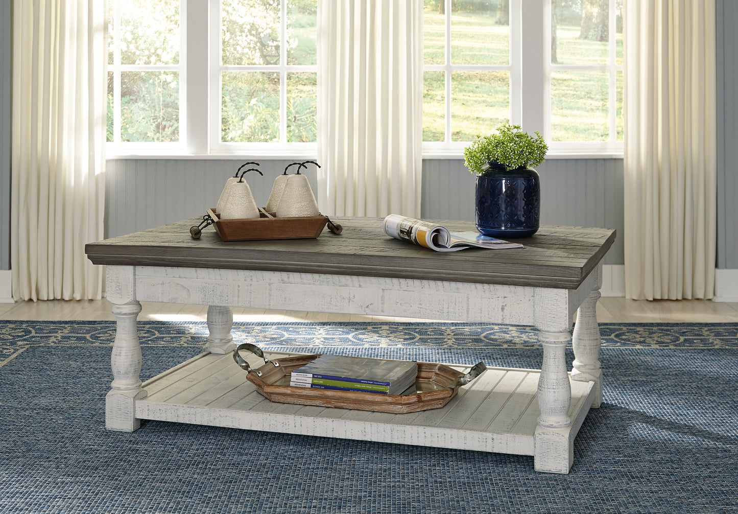 Havalance Outdoor Coffee Table with End Table Milwaukee Furniture of Chicago - Furniture Store in Chicago Serving Humbolt Park, Roscoe Village, Avondale, & Homan Square