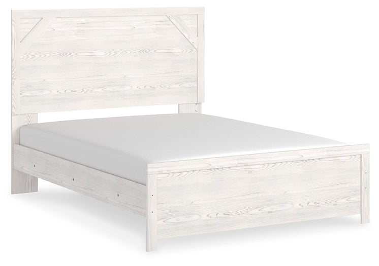 Gerridan Queen Panel Bed with Mirrored Dresser, Chest and 2 Nightstands Milwaukee Furniture of Chicago - Furniture Store in Chicago Serving Humbolt Park, Roscoe Village, Avondale, & Homan Square