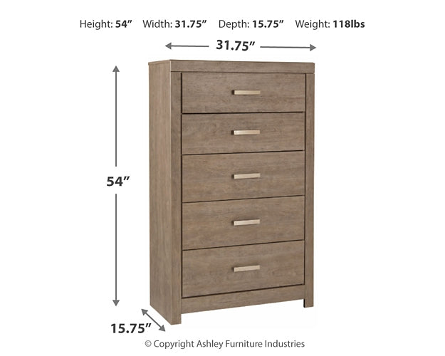 Culverbach King Panel Bed with Mirrored Dresser and Chest Milwaukee Furniture of Chicago - Furniture Store in Chicago Serving Humbolt Park, Roscoe Village, Avondale, & Homan Square