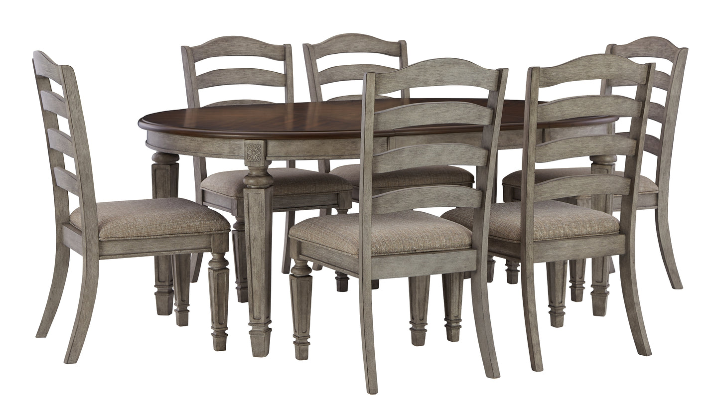 Lodenbay Dining Table and 6 Chairs Milwaukee Furniture of Chicago - Furniture Store in Chicago Serving Humbolt Park, Roscoe Village, Avondale, & Homan Square