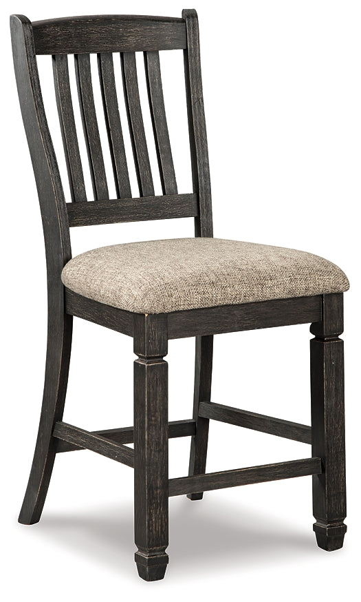 Tyler Creek Upholstered Barstool (2/CN) Milwaukee Furniture of Chicago - Furniture Store in Chicago Serving Humbolt Park, Roscoe Village, Avondale, & Homan Square