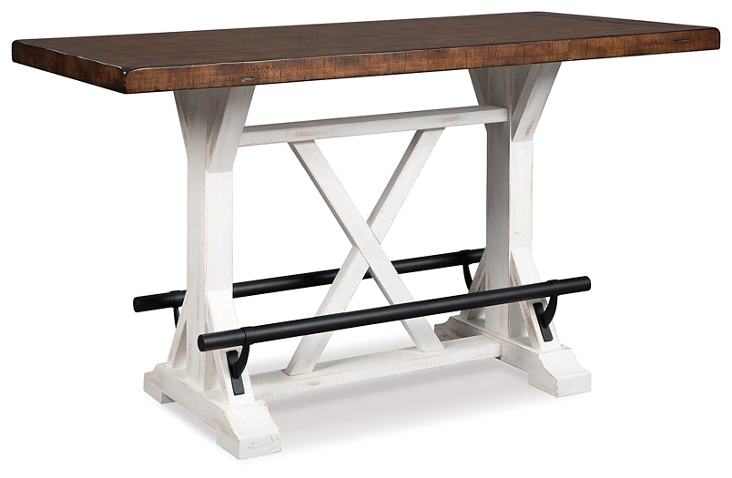 Valebeck Counter Height Dining Table and 2 Barstools Milwaukee Furniture of Chicago - Furniture Store in Chicago Serving Humbolt Park, Roscoe Village, Avondale, & Homan Square