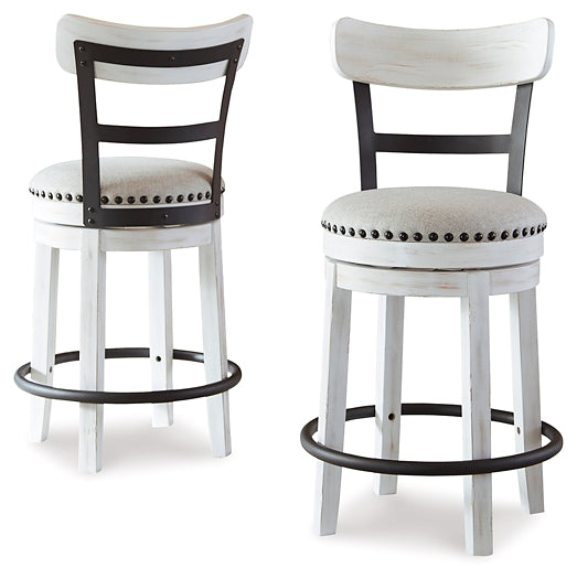 Valebeck Counter Height Dining Table and 2 Barstools Milwaukee Furniture of Chicago - Furniture Store in Chicago Serving Humbolt Park, Roscoe Village, Avondale, & Homan Square