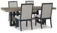 Foyland Dining Table and 4 Chairs Milwaukee Furniture of Chicago - Furniture Store in Chicago Serving Humbolt Park, Roscoe Village, Avondale, & Homan Square