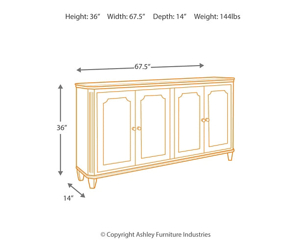 Mirimyn Accent Cabinet Milwaukee Furniture of Chicago - Furniture Store in Chicago Serving Humbolt Park, Roscoe Village, Avondale, & Homan Square