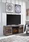 Derekson TV Stand with Electric Fireplace Milwaukee Furniture of Chicago - Furniture Store in Chicago Serving Humbolt Park, Roscoe Village, Avondale, & Homan Square