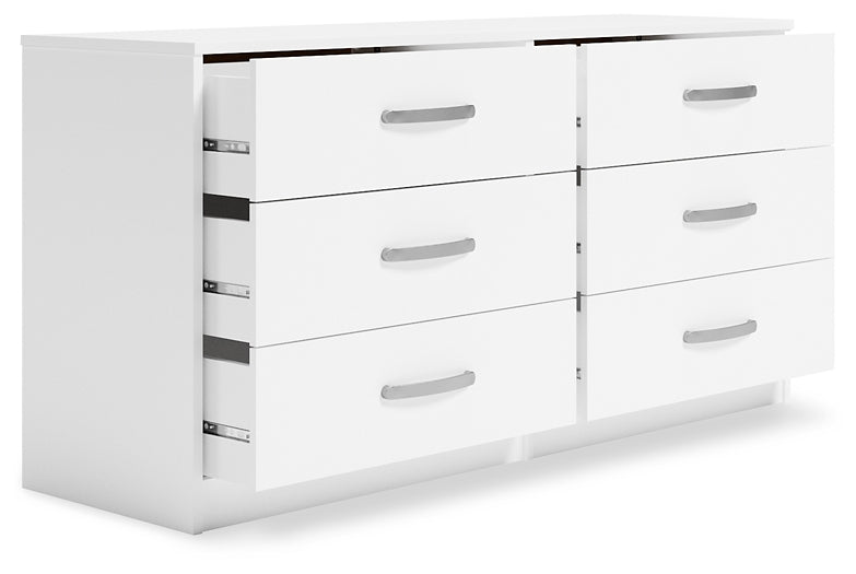 Flannia Six Drawer Dresser Milwaukee Furniture of Chicago - Furniture Store in Chicago Serving Humbolt Park, Roscoe Village, Avondale, & Homan Square