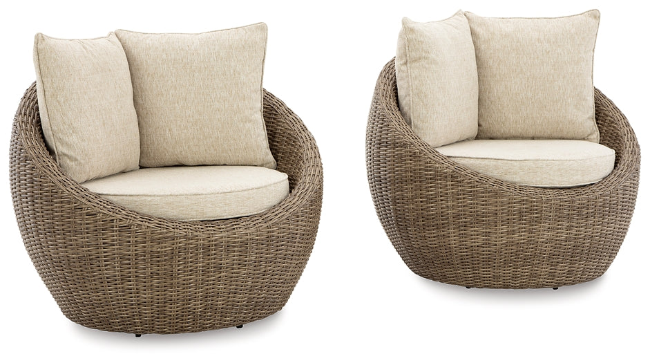Danson Swivel Lounge w/Cushion (2/CN) Milwaukee Furniture of Chicago - Furniture Store in Chicago Serving Humbolt Park, Roscoe Village, Avondale, & Homan Square