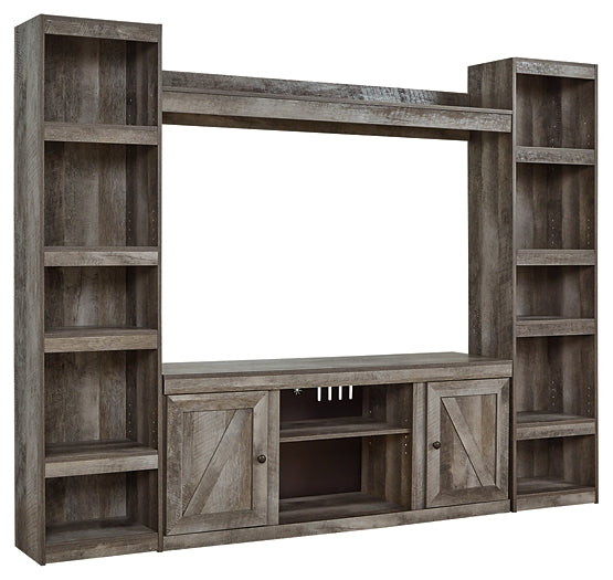 Wynnlow 4-Piece Entertainment Center Milwaukee Furniture of Chicago - Furniture Store in Chicago Serving Humbolt Park, Roscoe Village, Avondale, & Homan Square