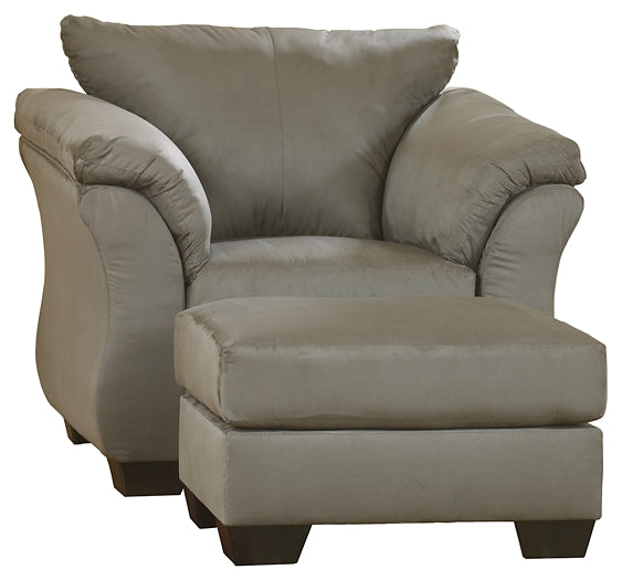 Darcy Chair and Ottoman Milwaukee Furniture of Chicago - Furniture Store in Chicago Serving Humbolt Park, Roscoe Village, Avondale, & Homan Square