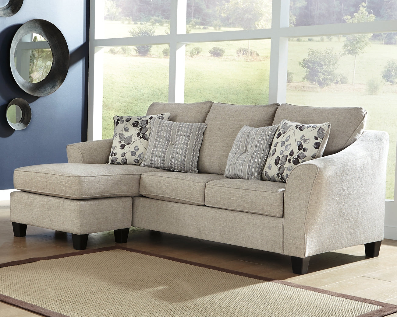 Abney Sofa Chaise, Chair, and Ottoman Milwaukee Furniture of Chicago - Furniture Store in Chicago Serving Humbolt Park, Roscoe Village, Avondale, & Homan Square