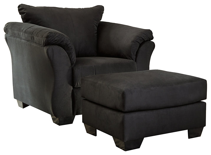 Darcy Chair and Ottoman Milwaukee Furniture of Chicago - Furniture Store in Chicago Serving Humbolt Park, Roscoe Village, Avondale, & Homan Square
