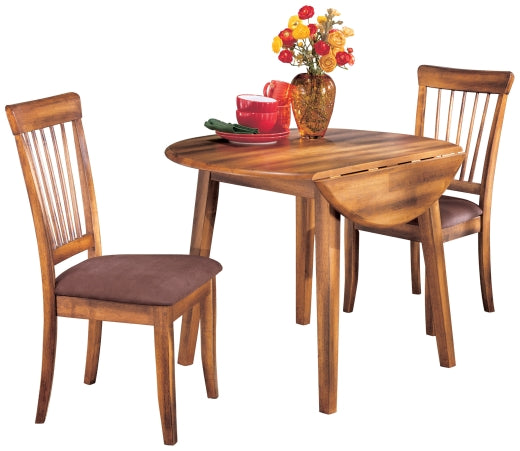 Berringer Dining Table and 2 Chairs Milwaukee Furniture of Chicago - Furniture Store in Chicago Serving Humbolt Park, Roscoe Village, Avondale, & Homan Square