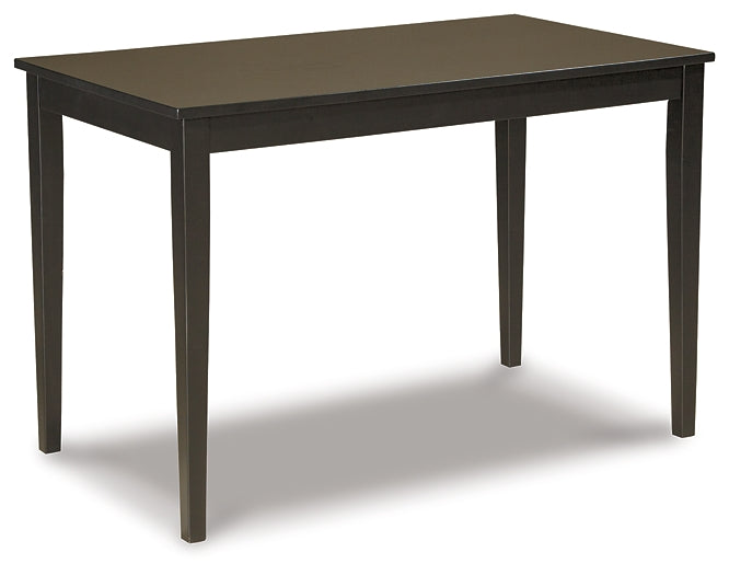 Kimonte Dining Table and 4 Chairs Milwaukee Furniture of Chicago - Furniture Store in Chicago Serving Humbolt Park, Roscoe Village, Avondale, & Homan Square