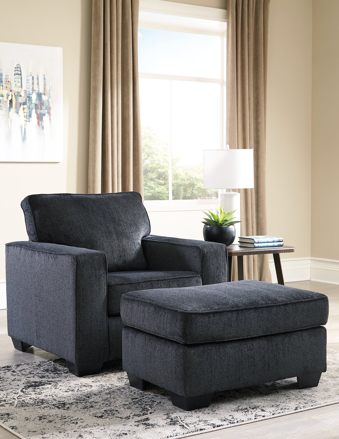Altari Chair and Ottoman Milwaukee Furniture of Chicago - Furniture Store in Chicago Serving Humbolt Park, Roscoe Village, Avondale, & Homan Square
