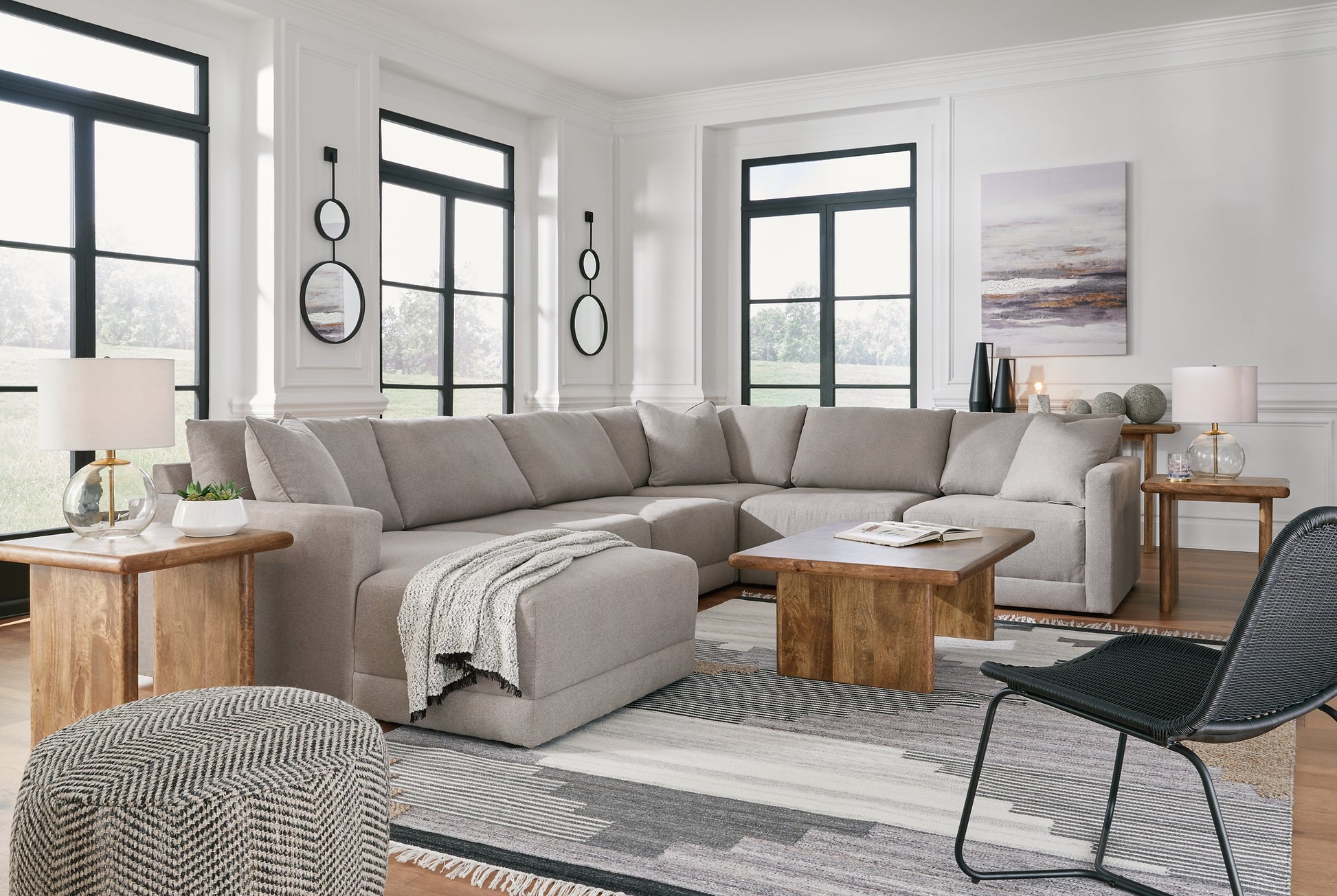 Katany 6-Piece Sectional with Chaise Milwaukee Furniture of Chicago - Furniture Store in Chicago Serving Humbolt Park, Roscoe Village, Avondale, & Homan Square