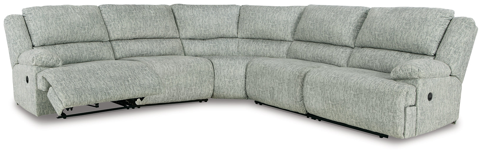 McClelland 5-Piece Reclining Sectional Milwaukee Furniture of Chicago - Furniture Store in Chicago Serving Humbolt Park, Roscoe Village, Avondale, & Homan Square