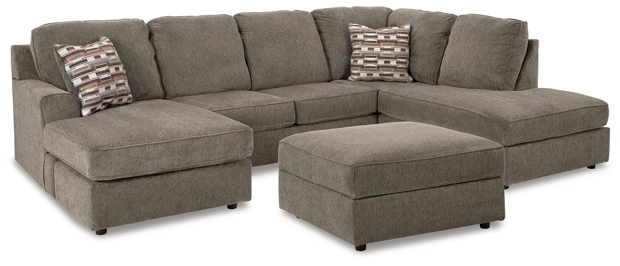 O'Phannon 2-Piece Sectional with Ottoman Milwaukee Furniture of Chicago - Furniture Store in Chicago Serving Humbolt Park, Roscoe Village, Avondale, & Homan Square