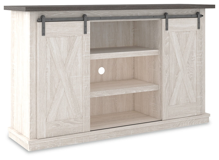 Dorrinson Medium TV Stand Milwaukee Furniture of Chicago - Furniture Store in Chicago Serving Humbolt Park, Roscoe Village, Avondale, & Homan Square